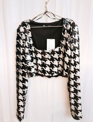 Completo Zara paillettes anni '70