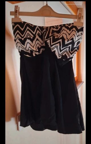 Costume da bagno bonprix - Tankini bianco e nero