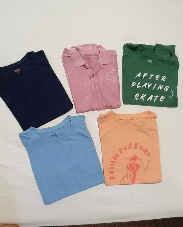 5 Camisetas Niños 13-14 años Kids