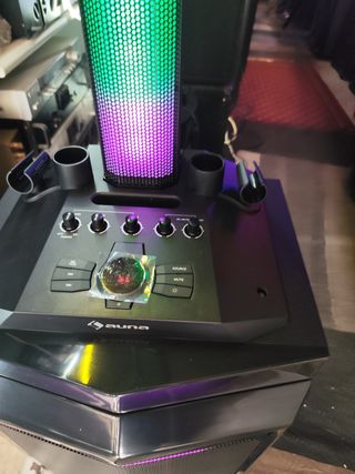Altavox Subwoofer con Torre medios agudos y luces