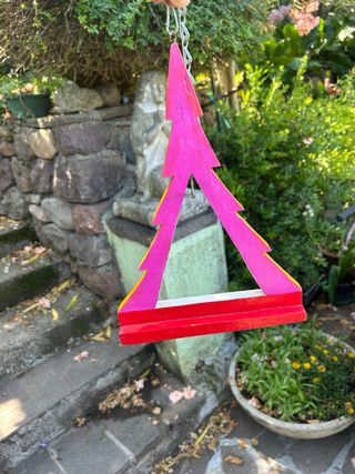 Casetta uccelli colorata