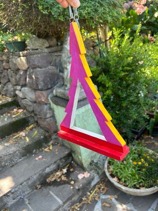 Casetta uccelli colorata