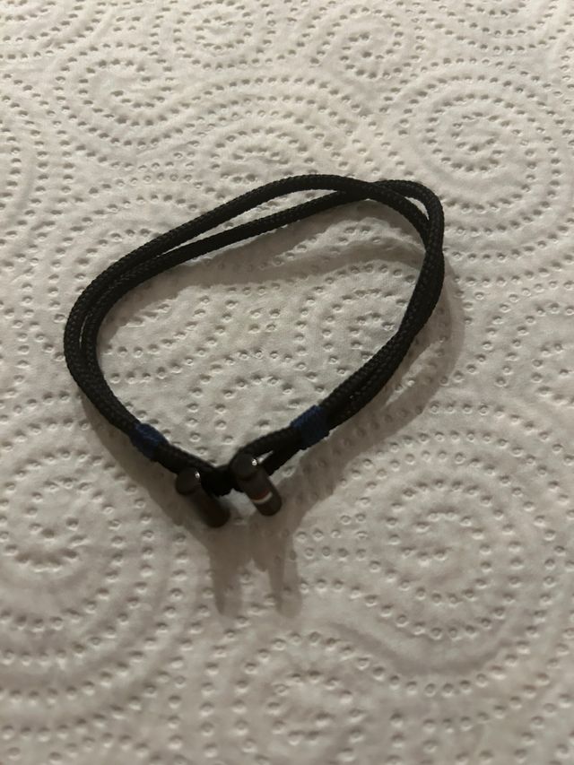 Pulsera Tommy Hilfiger - Nylon Negra