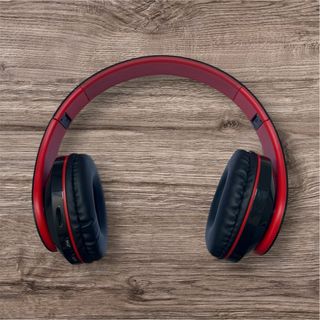 Cuffie Wireless Rosso-Nero