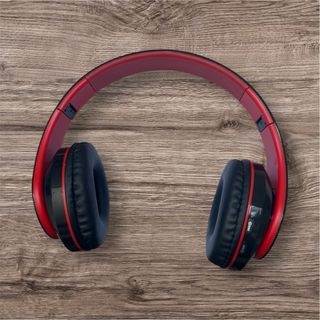 Cuffie Wireless Rosso-Nero