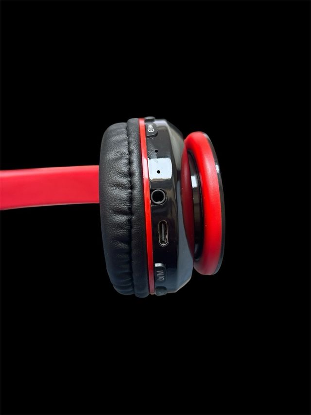 Cuffie Wireless Rosso-Nero