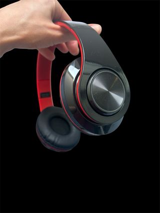 Cuffie Wireless Rosso-Nero