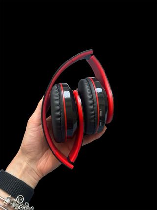 Cuffie Wireless Rosso-Nero