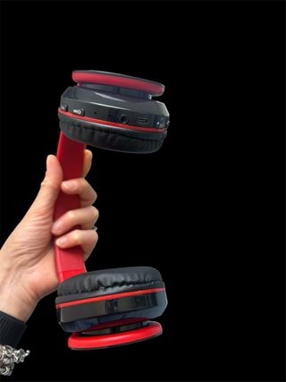 Cuffie Wireless Rosso-Nero