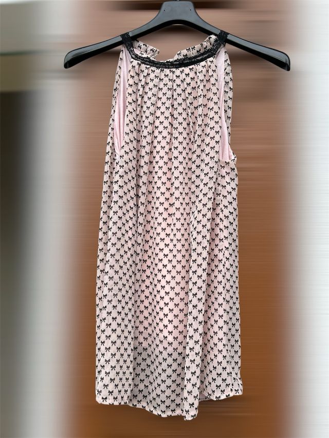 Canotta Nuna Lie rosa e nera