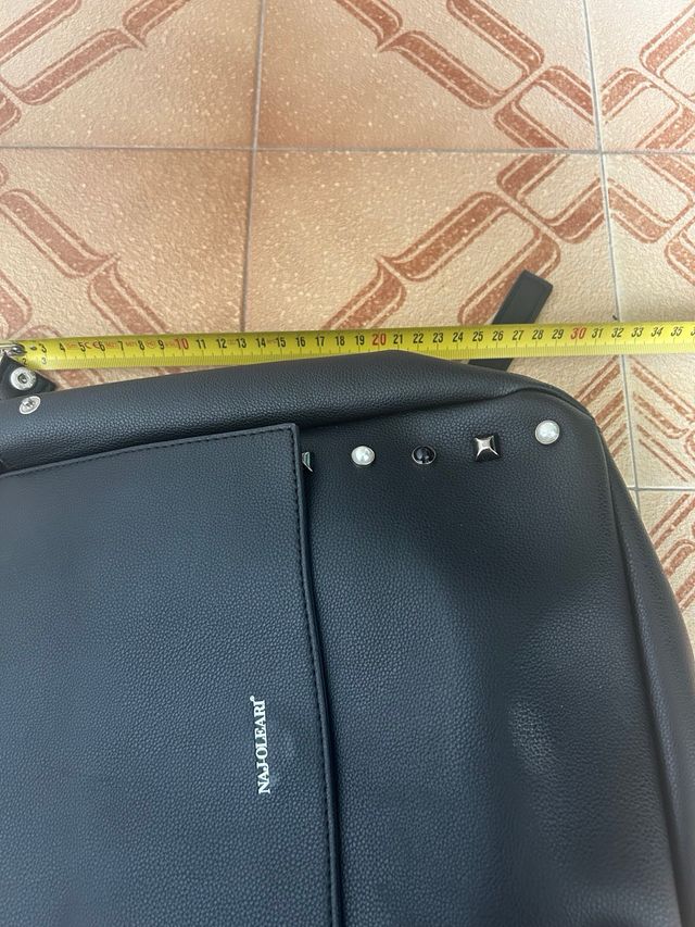 Zainetto nero ecopelle