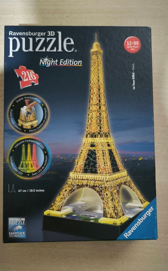 Puzzle 3D Torre Eiffel Ravensburger