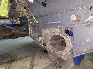 Claas Lexion 450 con equipos Cereal y Maíz