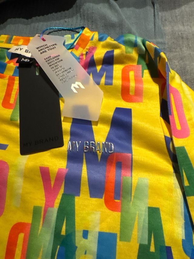 Camiseta MY BRAND amarilla