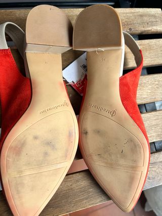 Salones rojos Stradivarius - Talla 36