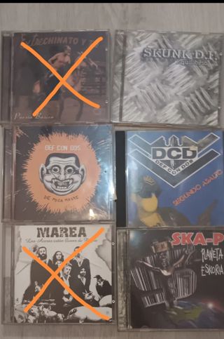 6 CDs Rock Punk Español