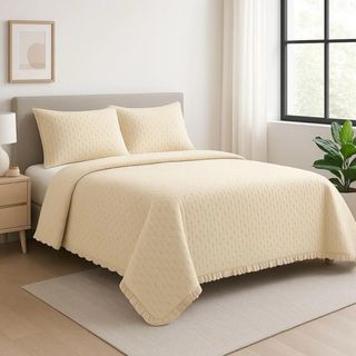 Colcha bouti volante beige