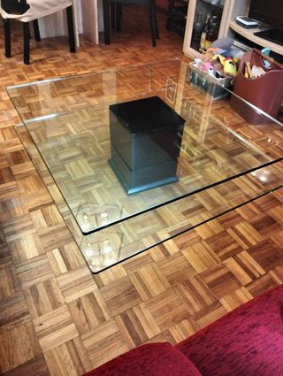 Mesa centro cristal - Moderna