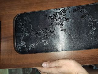 Cofanetto di raso ricamato