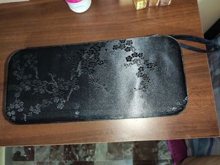 Cofanetto di raso ricamato