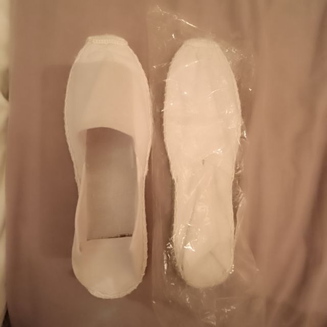 Esparteñas blancas mujer - Talla 39
