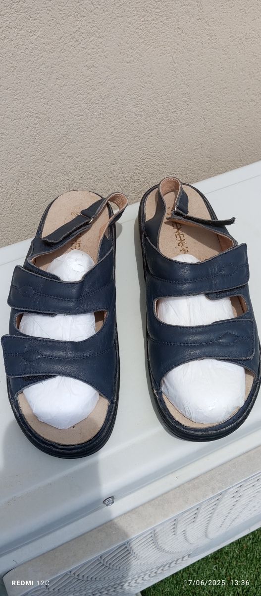 Sandali estivi donna blu