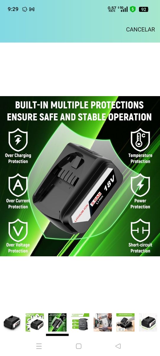 Batería 18V 5.0Ah Bosch-Gardena