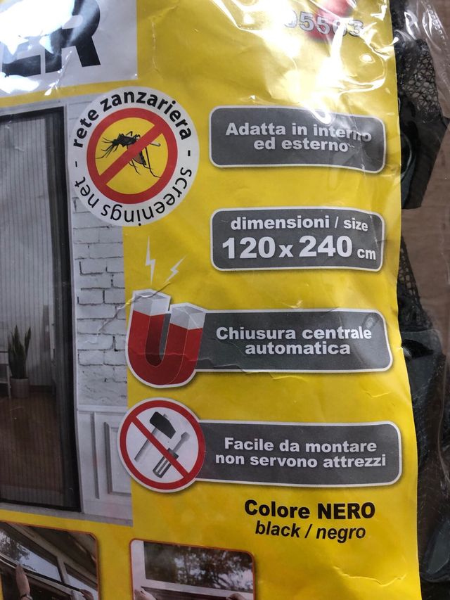 Mosquitera magnética Maurer 120x240cm