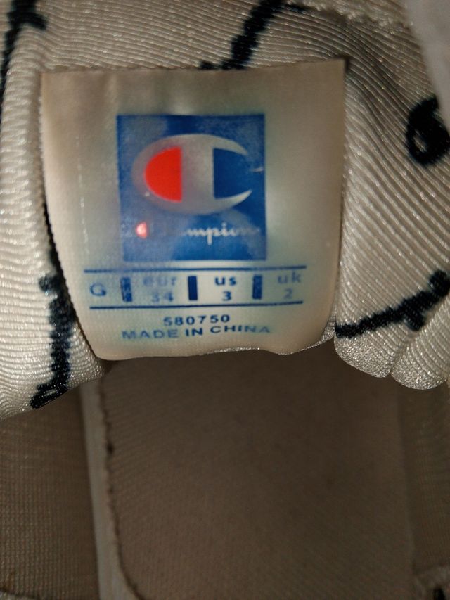 Scarpe Champion bianche bimba