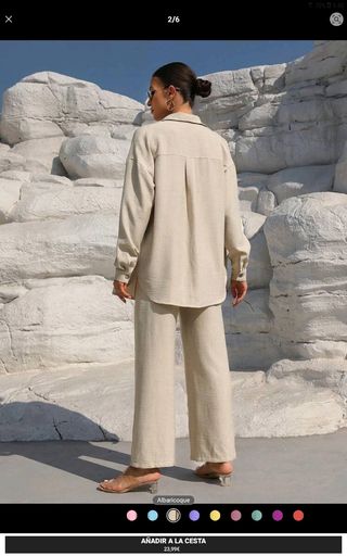 CONJUNTO CAMISA Y PANTALON MUJER