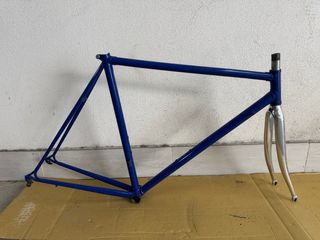 Telaio bici corsa vintage acciaio Tg M 55