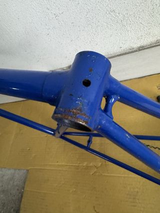 Telaio bici corsa vintage acciaio Tg M 55