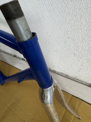 Telaio bici corsa vintage acciaio Tg M 55