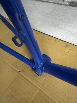 Telaio bici corsa vintage acciaio Tg M 55