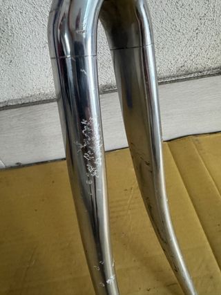 Telaio bici corsa vintage acciaio Tg M 55