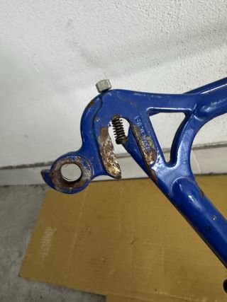 Telaio bici corsa vintage acciaio Tg M 55
