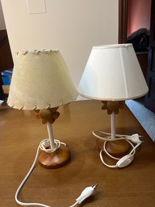 2 Lámparas mesilla infantiles