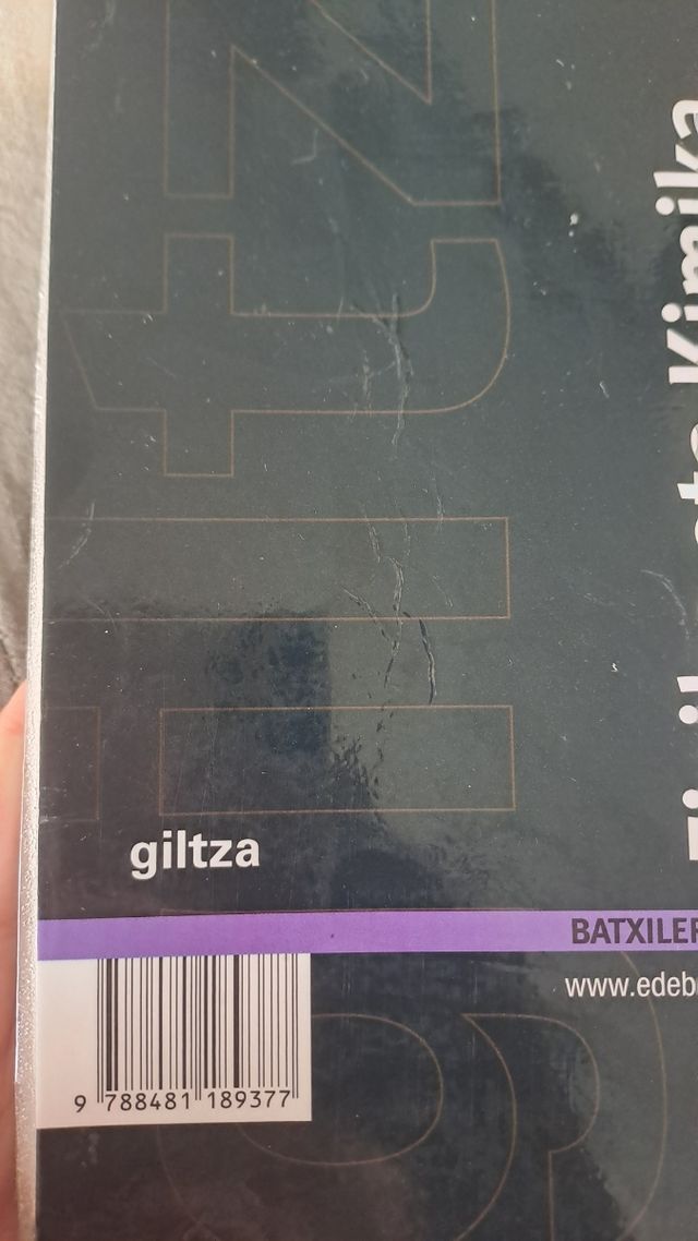 FISIKA ETA KIMIKA I Batxilergoa