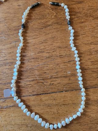 Collar imitación perlas agua dulce 60cm