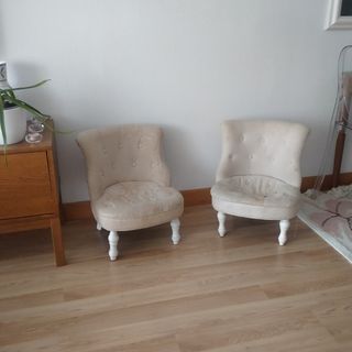 2 Poltroncine per bambini beige