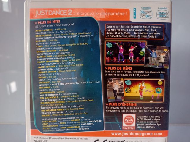 Gioco Just Dance 2 Nintendo Wii Completo PAL