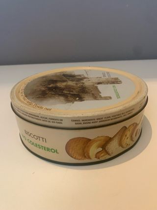 Scatola di latta Delicious Cookies vintage