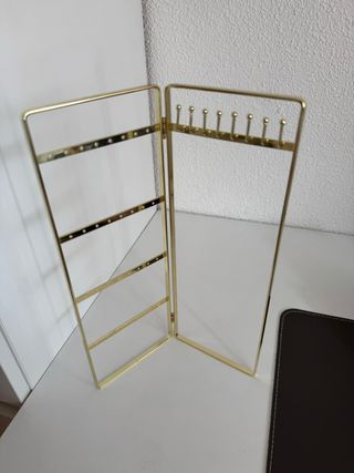 Joyero dorado | Expositor pendientes