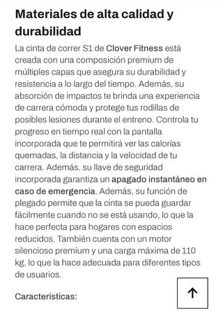 Cinta correr plegable