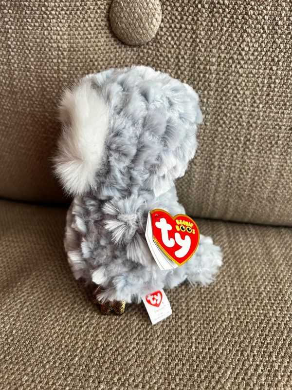 Ty Owl Peluche - Búho Gris