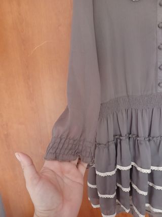 Vestido gris - Talla única