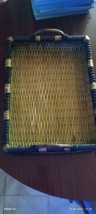 Cesta frutero mimbre