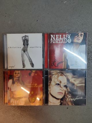 CDs- Christina Aguilera, Nelly Furtado, Anastasia