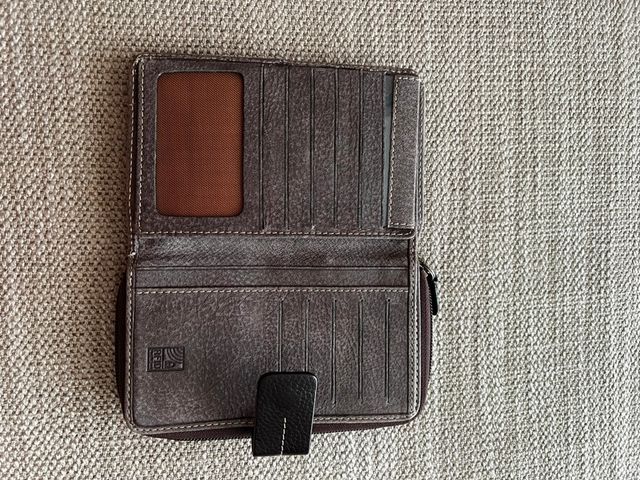 Cartera Pielnoble marrón-gris