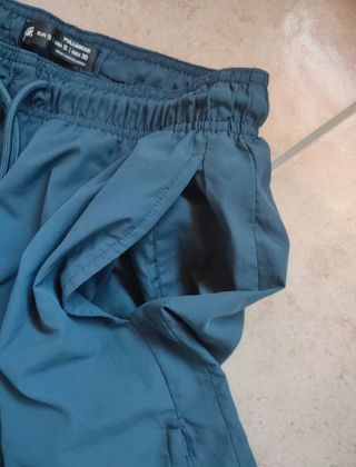 Boxer Pull&Bear uomo, blu/grigio scuro, tg S